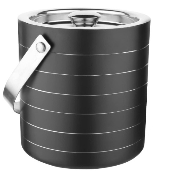 SS Double Wall Colored Matt finish Ice Bucket