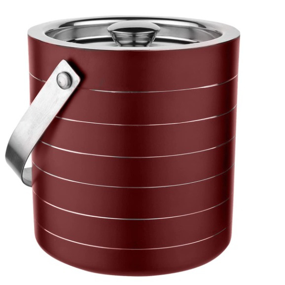 SS Double Wall Colored Matt finish Ice Bucket